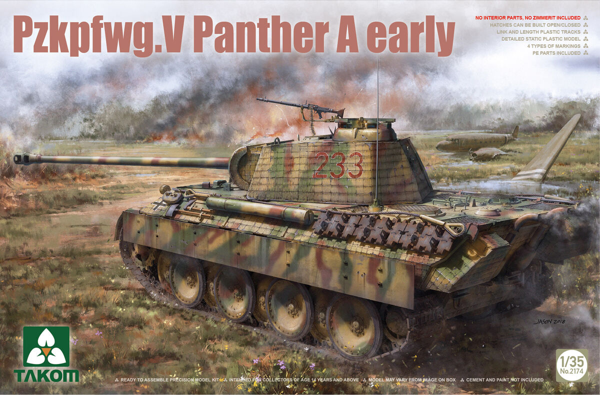 2174  техника и вооружение  Pz.Kpfw.V Sd.Kfz. 171 Panther Ausf. A Early  (1:35)