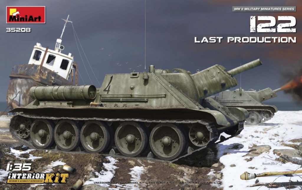 35208  техника и вооружение  САУ  122 (Last Production) INTERIOR KIT  (1:35)