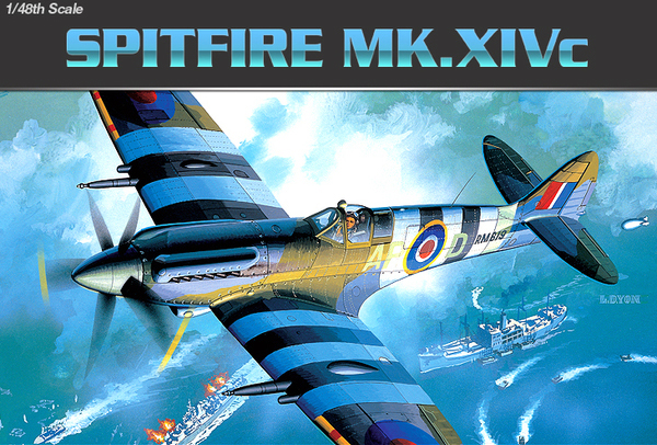 12274  авиация  Spitfire Mk.XIVc  (1:48)