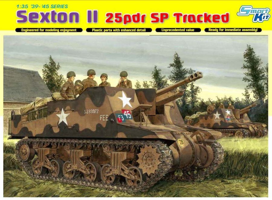 6760  техника и вооружение  САУ Sexton II 25pdr SP Tracked (1:35)