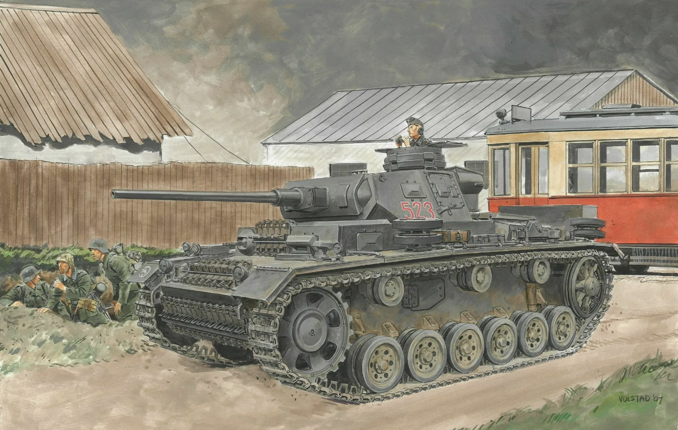 6394  техника и вооружение  Pz.Kpfw. III Ausf. J (2 in 1)  (1:35)