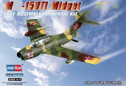 80262  авиация  M&G-15UTI Midget Easy Assembly  (1:72)