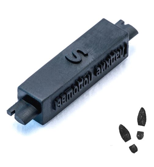 T-055  материалы для диорам  Штамп Гладкие подошвы, размер S  (1:48)